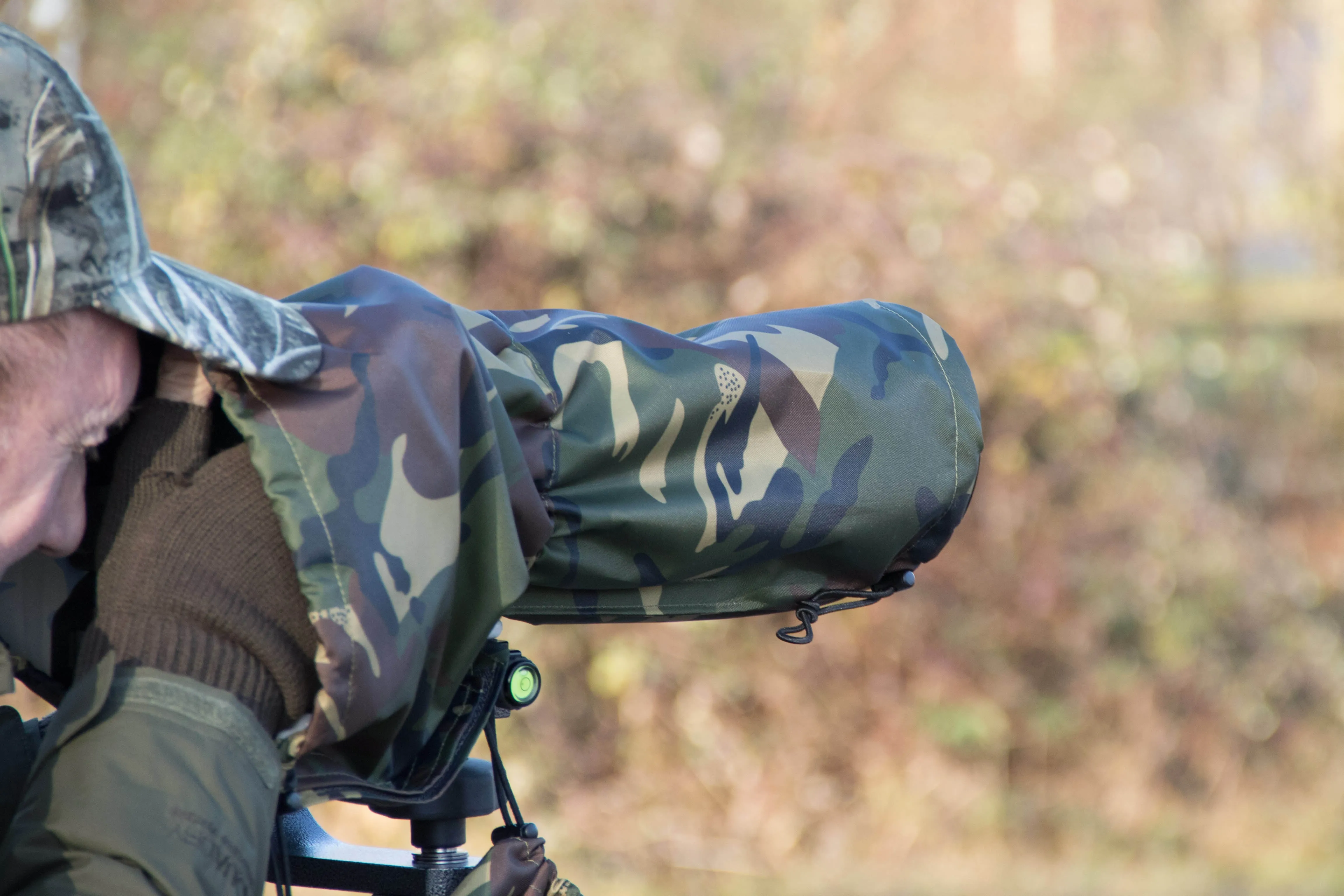 Waterproof Camera/Lens Rain Cover for Sigma 70-200mm f/2.8 EX DG HSM II in DPM Camo, Olive green, Black colours
