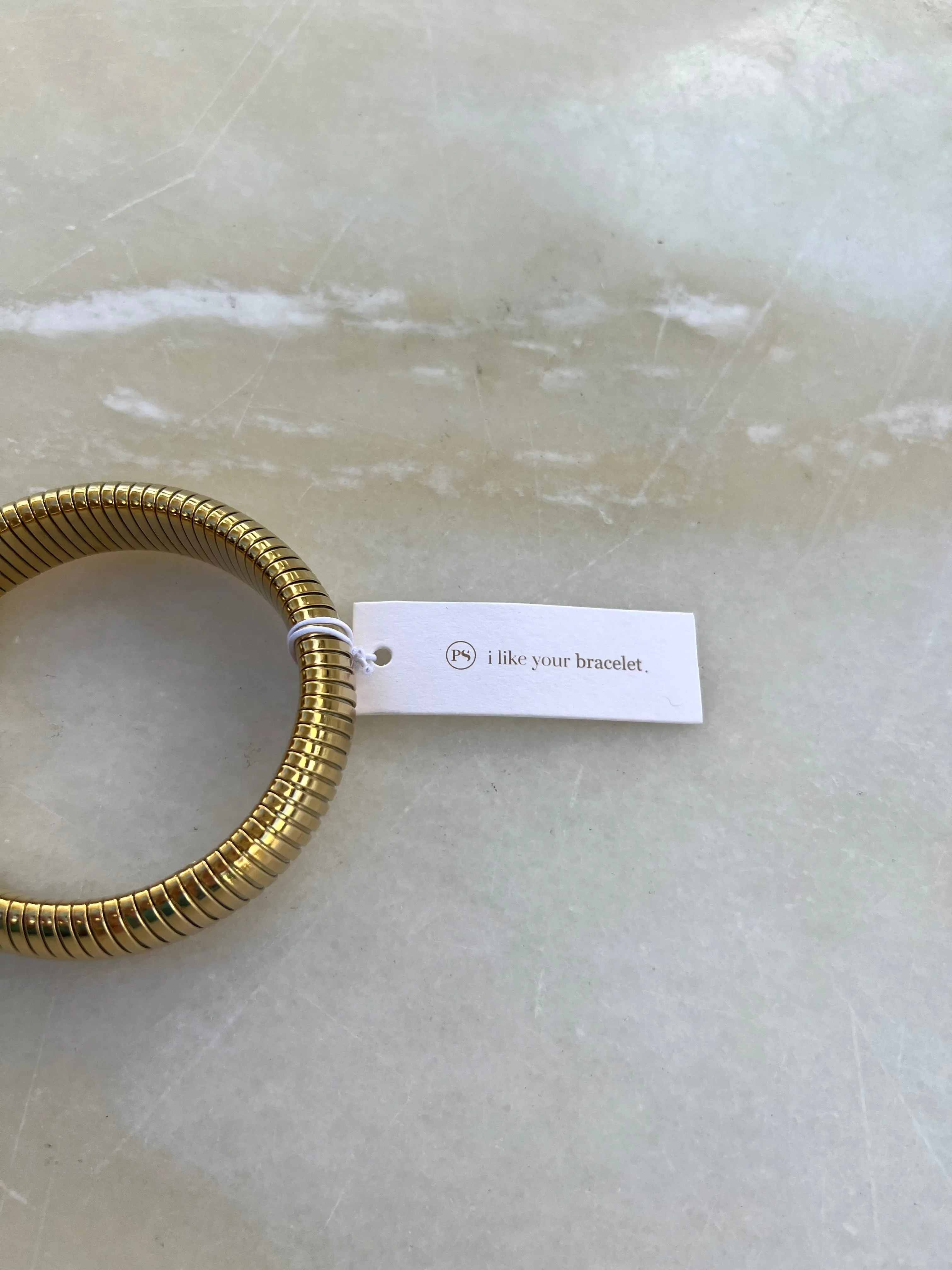 Waterproof Gold Bangle Bracelet