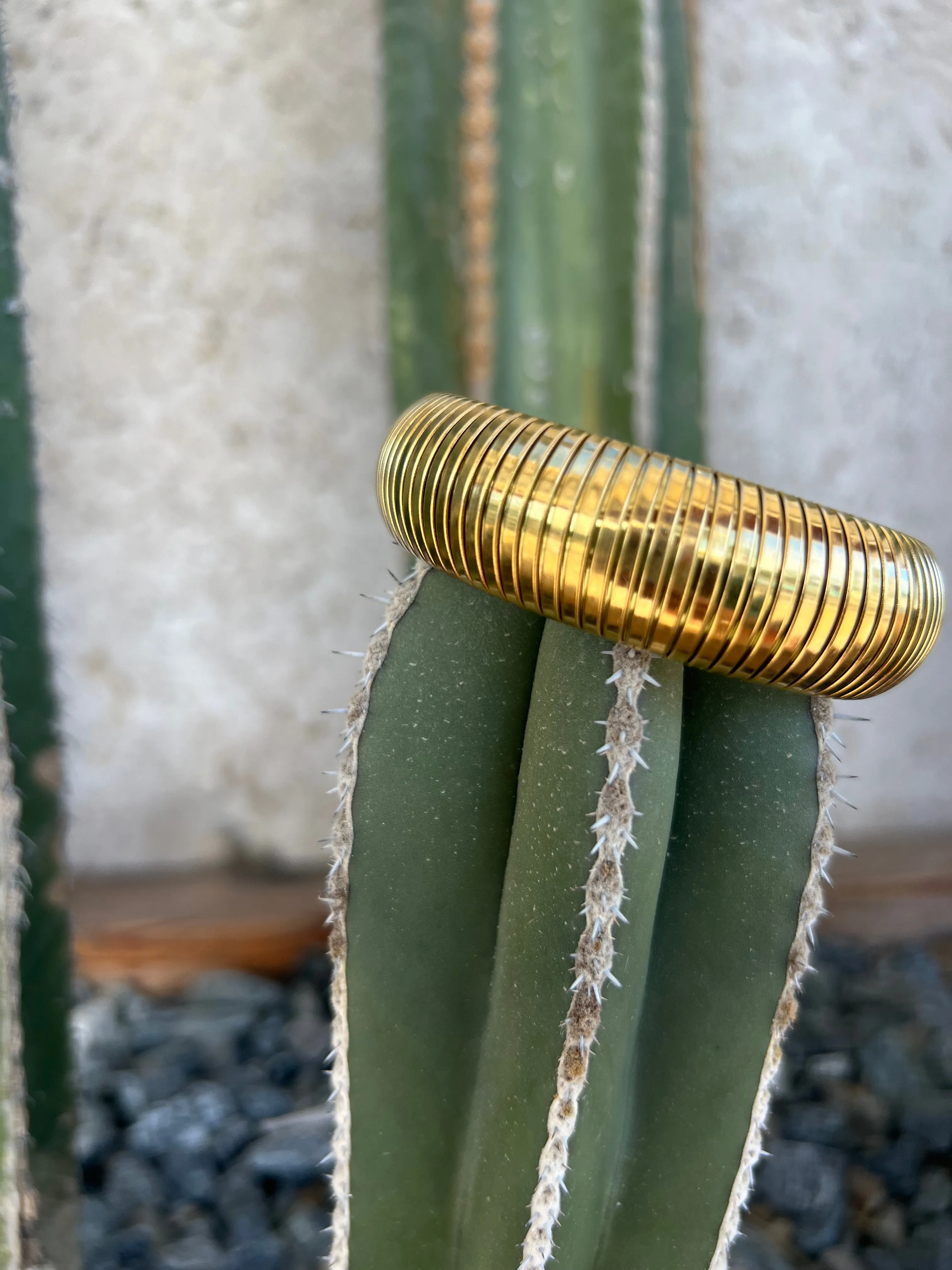 Waterproof Gold Bangle Bracelet