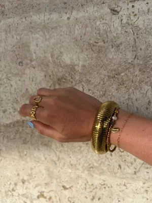 Waterproof Gold Bangle Bracelet