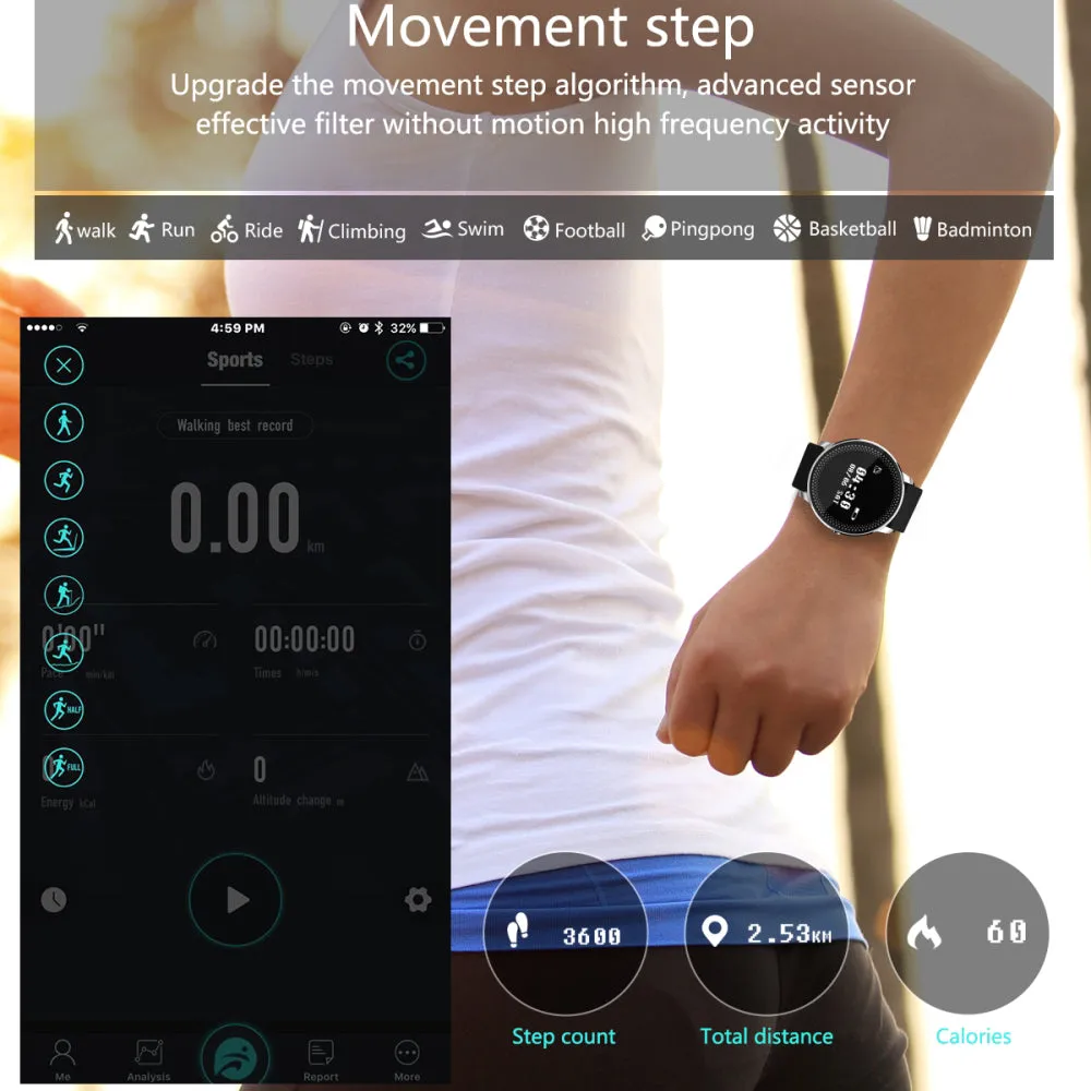 Waterproof Smart Fitness Bracelet