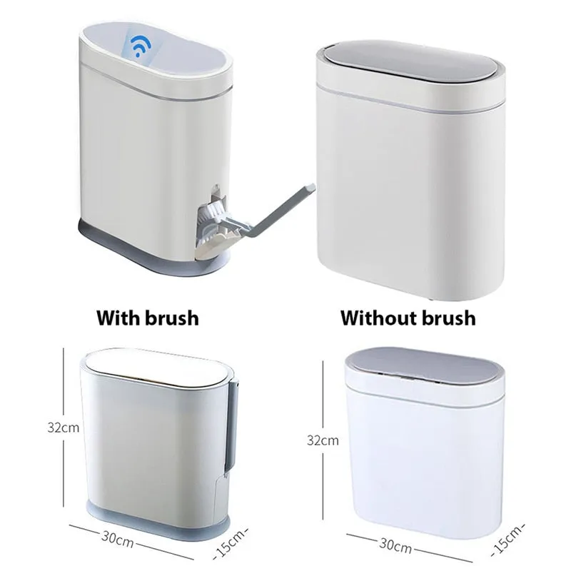 Waterproof Smart Sensor Bathroom Trash