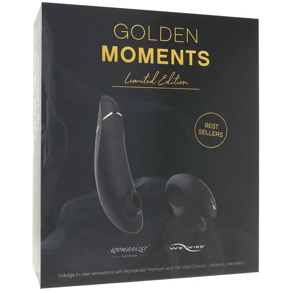 We-Vibe x Womanizer Golden Moments Premium Set (Chorus & Womanizer) Black