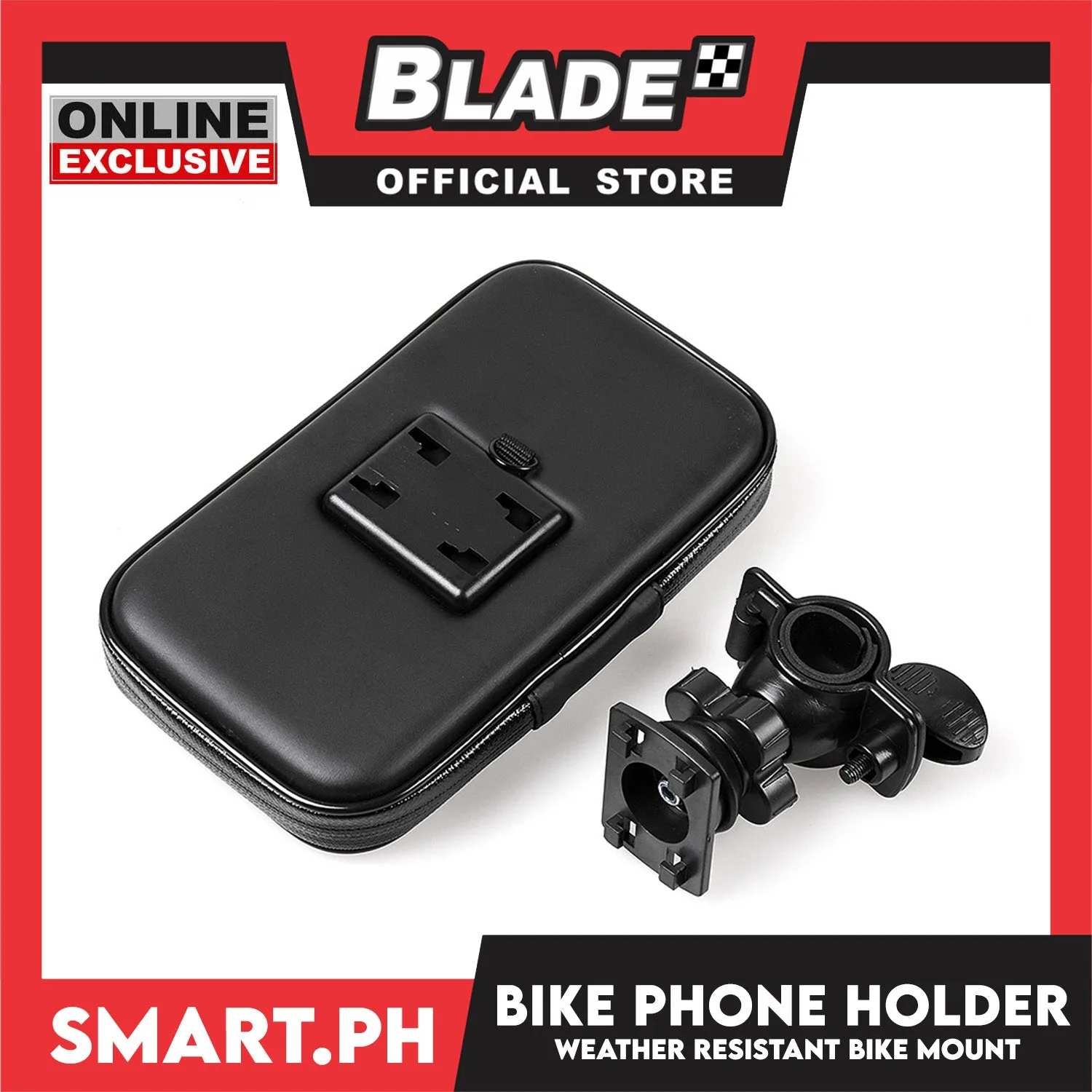 Weather Resistant Bike Mount For All Smart Phone Stand (Black) Bicycle And Motorcycle Accessories