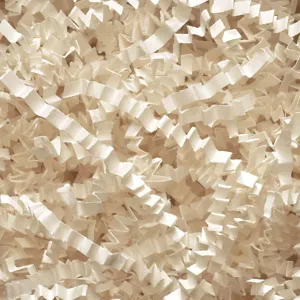 White Shredded Paper - SizzlePak Ivory 1KG for Packaging