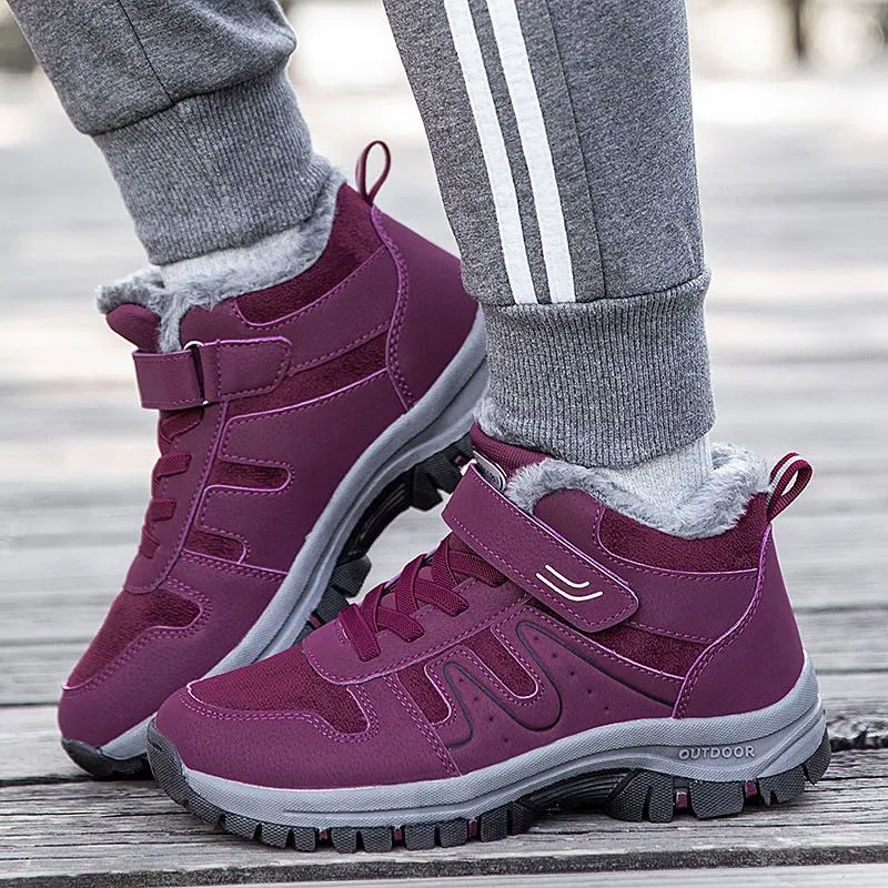 Winter Hiking Shoes – Warm Non-Slip Waterproof Outdoor Footwear for Men & Women