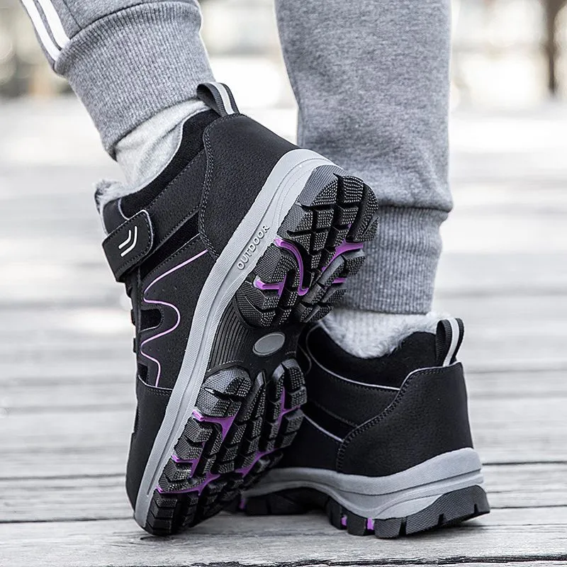 Winter Hiking Shoes – Warm Non-Slip Waterproof Outdoor Footwear for Men & Women