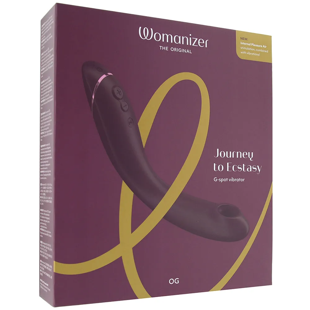 Womanizer OG Rechargeable G-Spot Pleasure Air Stimulator Aubergine