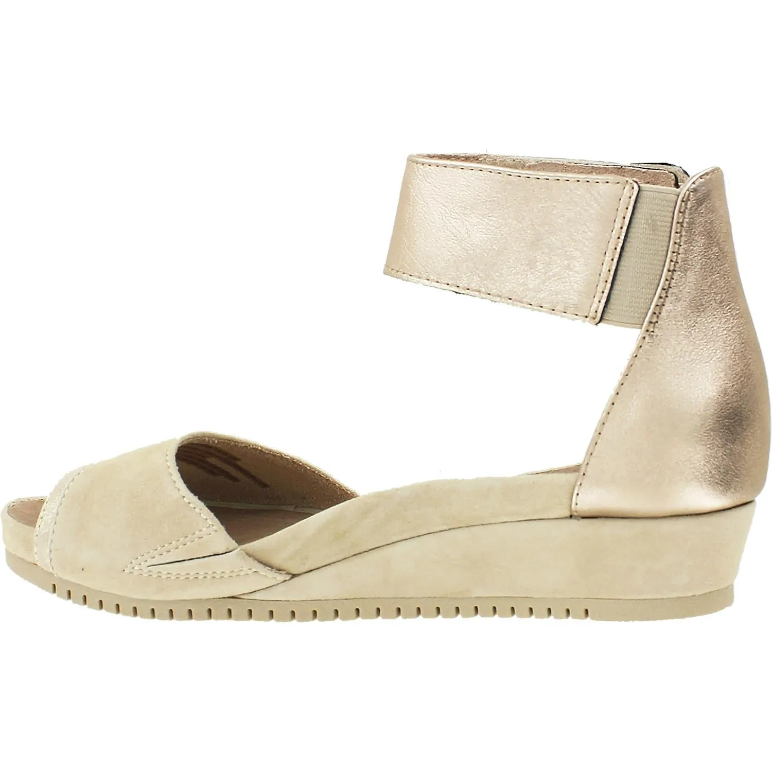 Women's Earth Sagittarius Gold Leather