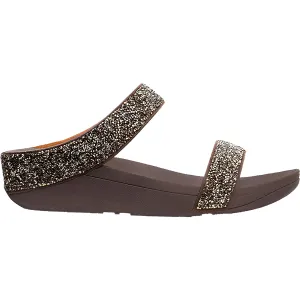 Women's Fit Flop Fino Quartz Slide Gold Leather