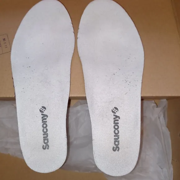 Worn once, with box Saucony Originals Shadow Trainer Gray/Green/White Women's 8