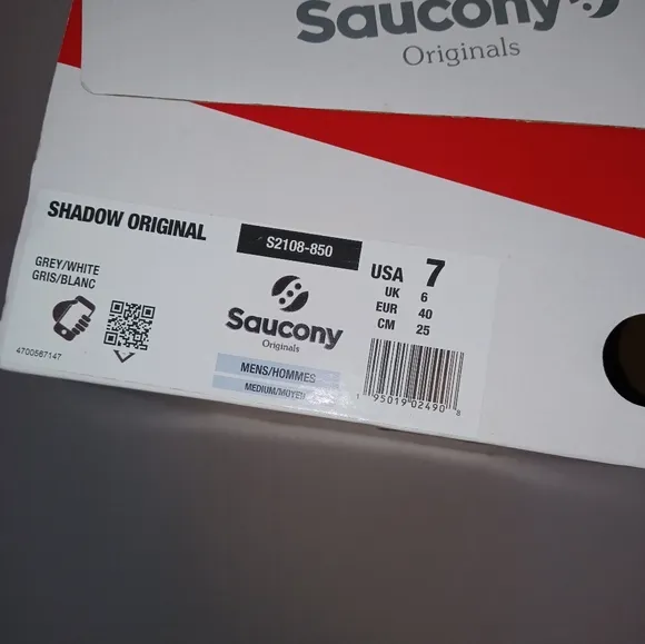 Worn once, with box Saucony Originals Shadow Trainer Gray/Green/White Women's 8