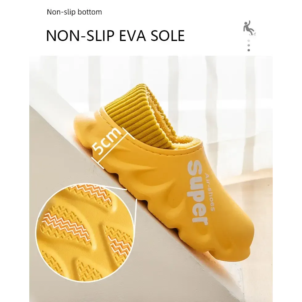 Y2K Waterproof Cotton Insole Slipper for Style and Comfort
