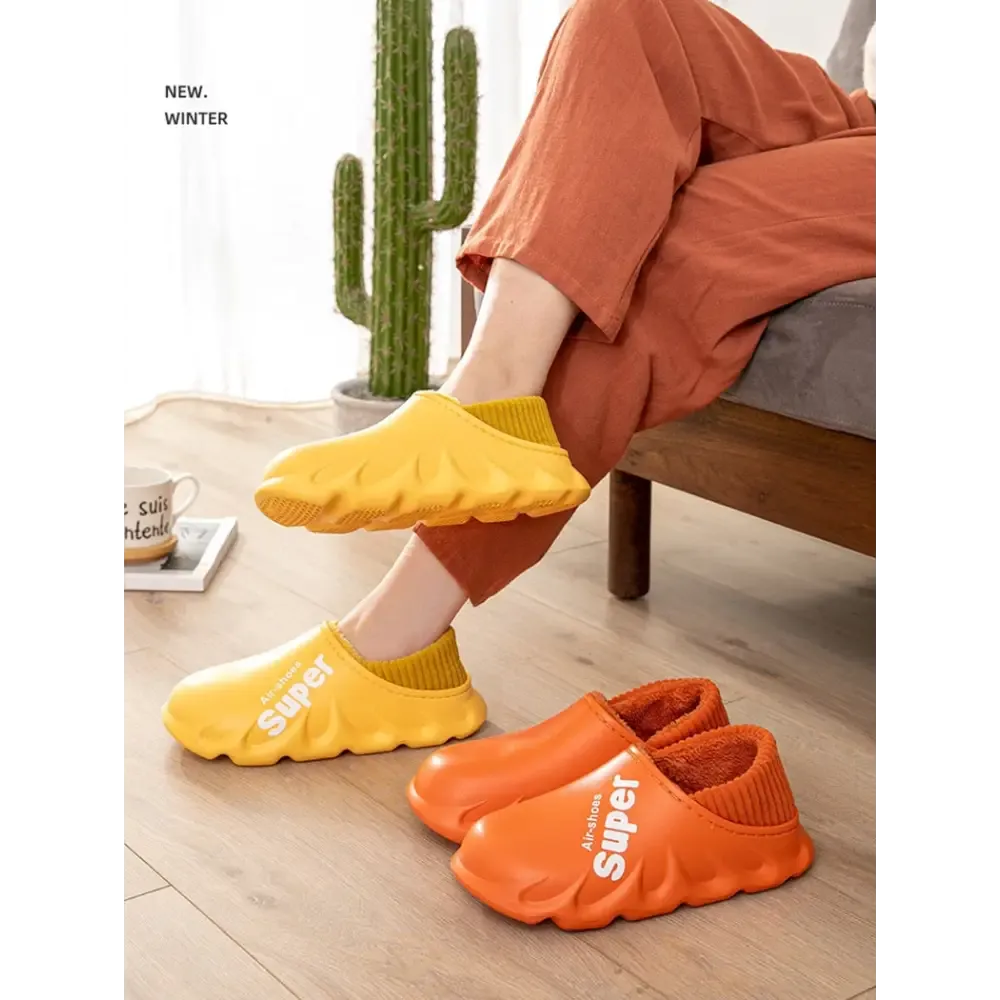 Y2K Waterproof Cotton Insole Slipper for Style and Comfort